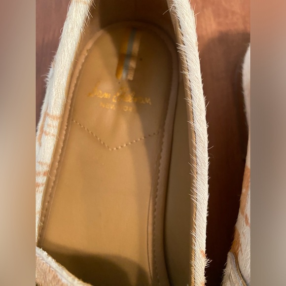Sam Edelman Penny Loafers Women's Size 7 Birch Natural Ivory Brahma Cow Hair - Picture 3 of 6